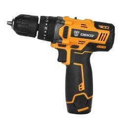 Дрель-шуруповерт DEKO 12V аккумуляторная с ударным механизмом (арт. 26-2402039)