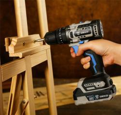 Дрель DEKO 1500mAh с переменной скоростью для сверления (арт. 26-2402067)