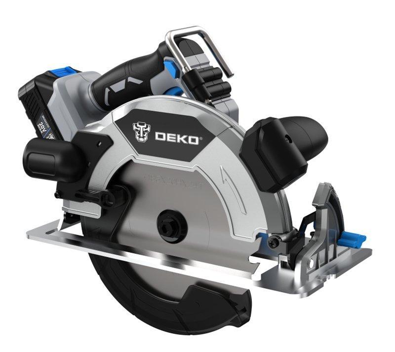 Deko аккумуляторная циркулярная пила 20В 185мм для резки (арт. 26-2402144)