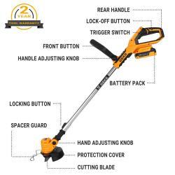 Deko триммер для травы 20V 1500mAh для дома (арт. 26-2402182)