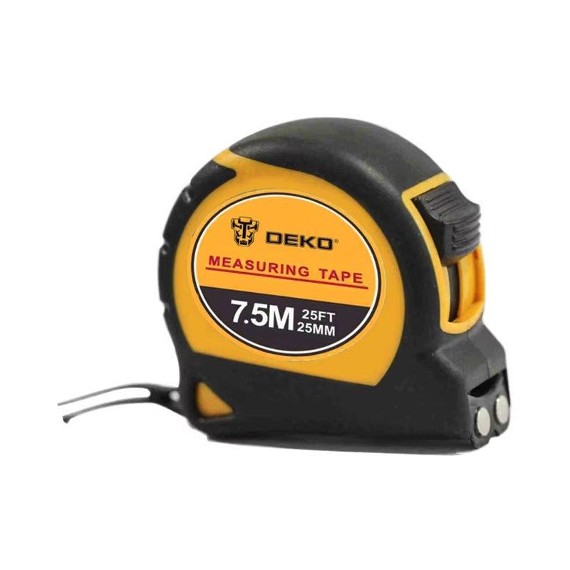 Рулетка DEKO с резиновым корпусом и стальной пружиной 65Mn (арт. 26-2402235)