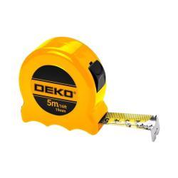Рулетка DEKO с лезвием из нержавеющей стали и механизмом блокировки (арт. 26-2402237)