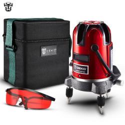 Уровень лазерный 5 линий 6 точек самовыравнивающийся для дома (арт. 26-2402315)