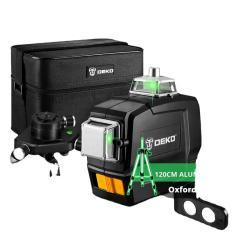 Deko лазерный уровень 3D 12 линий для помещений и улицы (арт. 26-2402321)