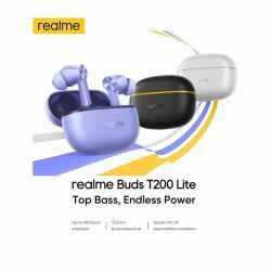 Наушники realme buds T200 lite с LED индикатором заряда (арт. 26-1702110)