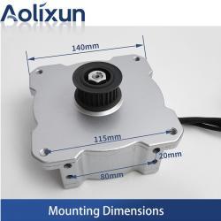 Мотор для дверей лифта ningbo ouling, синхронный, магнитный (арт. 26-2502040)