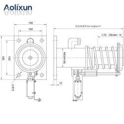 Пружины буферные dongfang fuda YH71A80-YH75A/435 для лифтов (арт. 26-2502073)