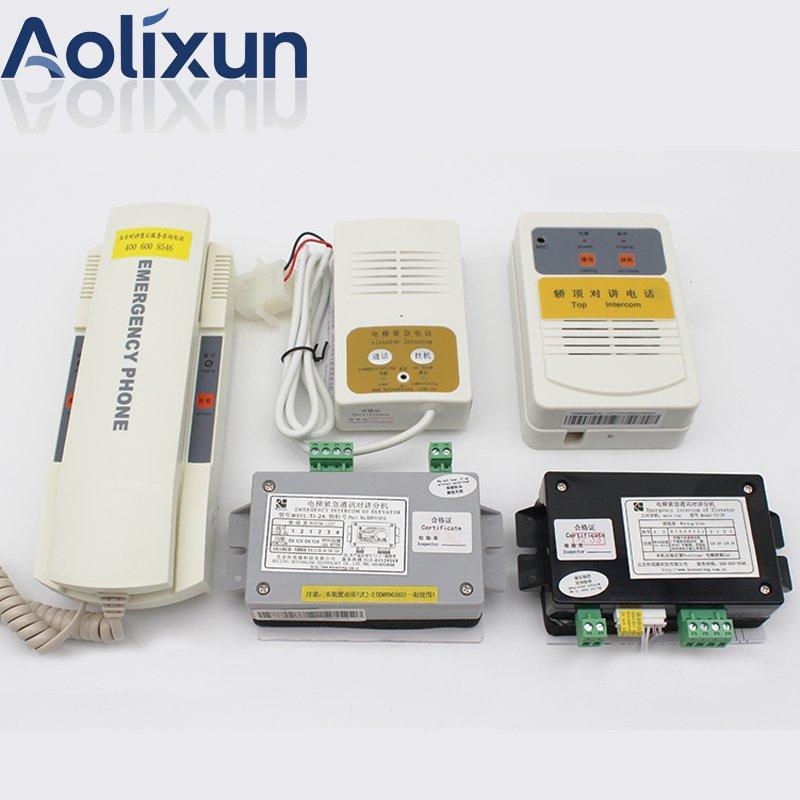 Интерком для лифта с пятью абонентами, модель TJ-2Y/TF-2/TW-2A/TW-2T (арт. 26-2502082)