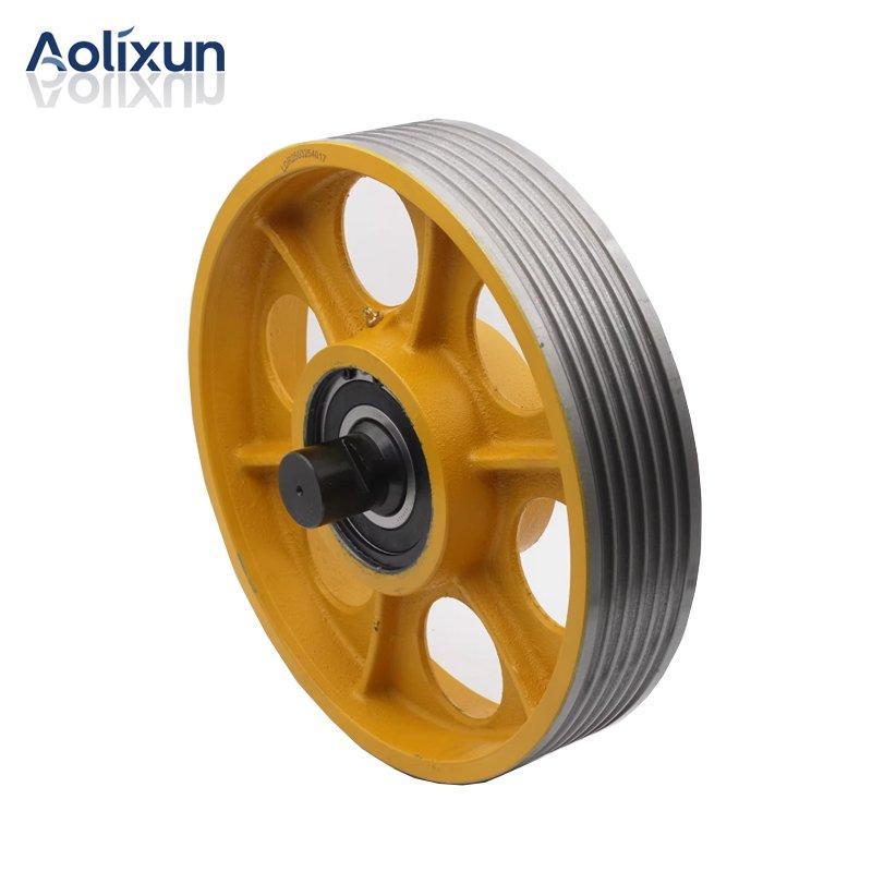 Шкив противовеса KONE для лифтов 410*130*6*8 (арт. 26-2502188)