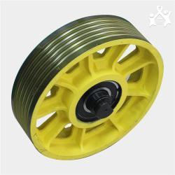 Колесо направляющее для лифта 400*140*5*10 противовес (арт. 26-2502193)