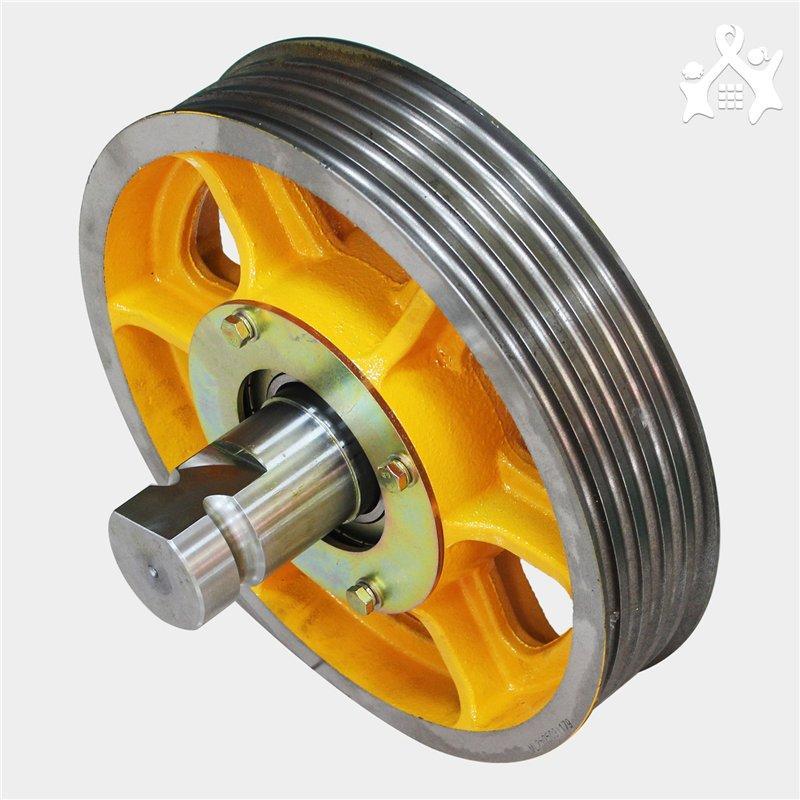 Шкив hitachi 400*140*5*10 для лифта в квартиру (арт. 26-2502194)