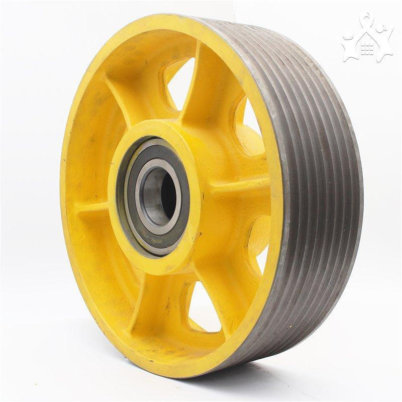 Шкив направляющий KONE 410*8*10 для противовеса лифта (арт. 26-2502197)