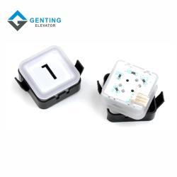 Кнопка лифта xizi BS34C белый свет синий свет (арт. 26-2102146)