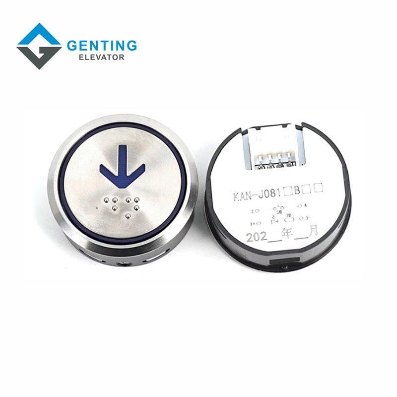 Кнопка лифта hitachi guangri из нержавеющей стали KAN-J081 (арт. 26-2102166)