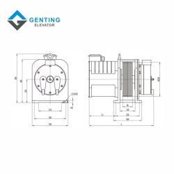 Elevator мотор MONADRIVE тяговая машина MONA320B (арт. 26-2102747)
